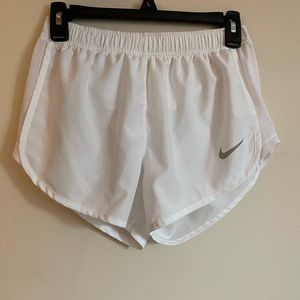 Womens white Nike shorts